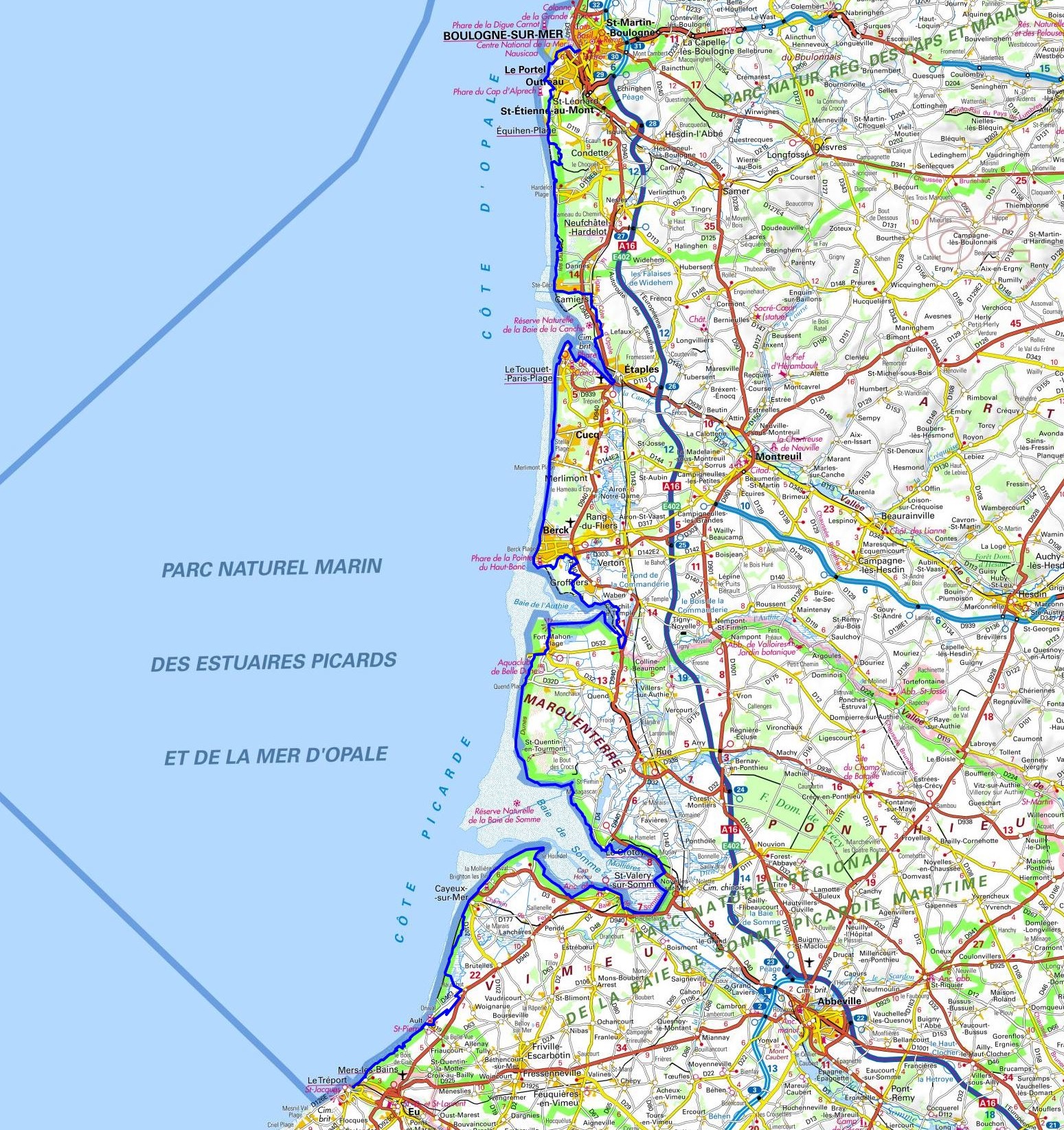 GR120 Randonnée de Boulogne-sur-Mer (Pas-de-Calais) à Le Tréport (Seine-Maritime) 1