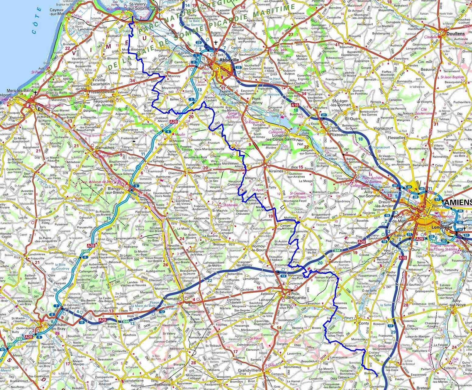 GR125 Hiking from Blancfosse (Oise) to Saint Valery-sur-Somme (Somme) 1