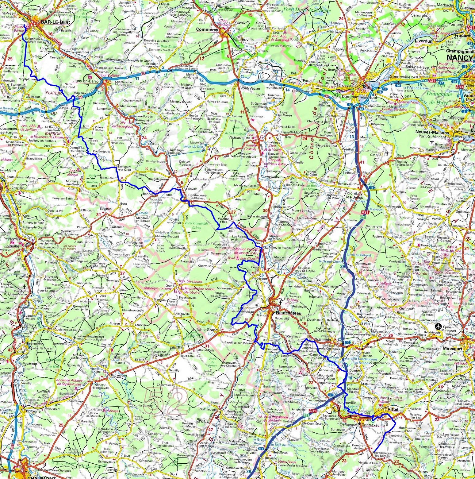 GR714 Randonnée à travers la Meuse et les Vosges 1