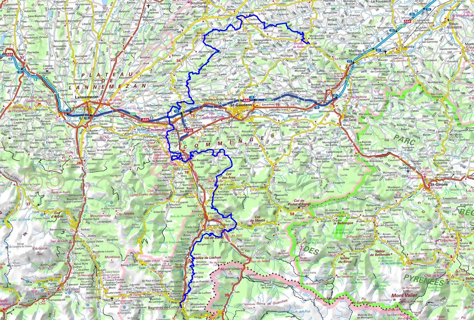 GR86 Randonnée de Aurignac à Bagnères-de-Luchon (Haute-Garonne) 1