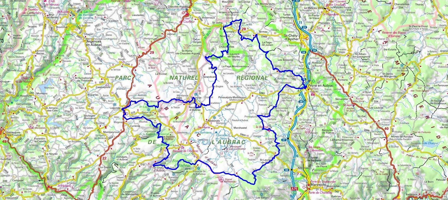 Randonnée autour des Monts Aubrac (Lozère-Aveyron-Cantal) 1
