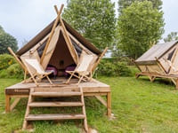 Overview of the setting of Seasonova Saint Michel Campsite 4