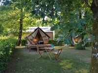 Comfortable mobile home offering a nice rest stop for GR36 hikers