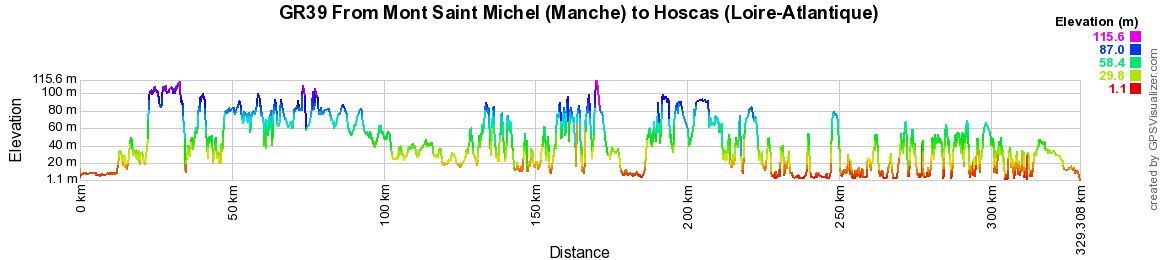 GR39 Hiking from Mont St Michel (Manche) to Hoscas (Loire-Atlantique) 2