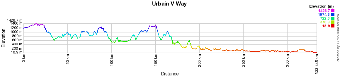 urbainV Urbain V Way. From Nasbinals (Lozere) to Avignon (Vaucluse) 2