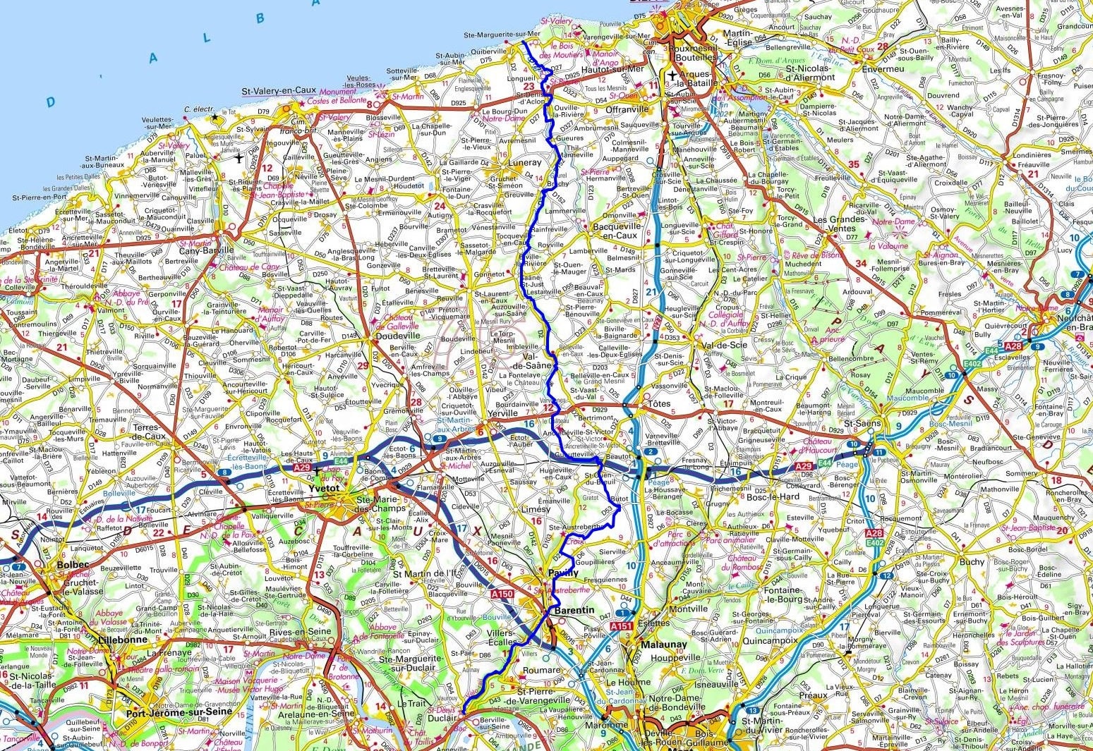 GR212 Hiking from Ste Marguerite-sur-Mer to Duclair (Seine-Maritime) 1
