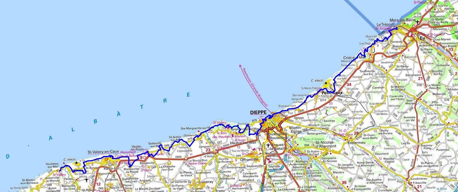 GR21 Hiking from Veulettes-sur-Mer to Le Treport (Seine-Maritime) 1