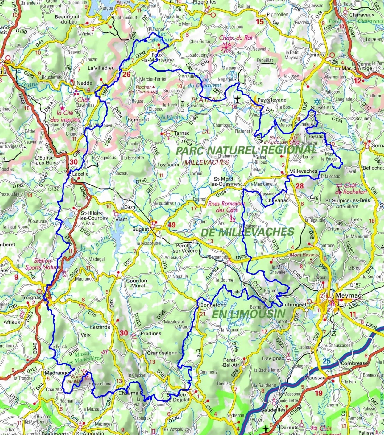 GR440 Randonnée autour de la montagne Limousine (Corrèze, Haute-Vienne, Creuse) 1
