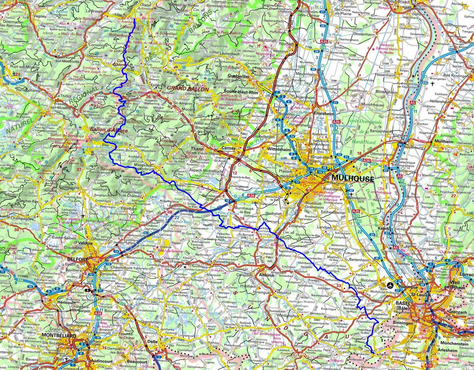 GR®531 Randonnée du Col de Bramont à Leymen (Haut-Rhin) 1