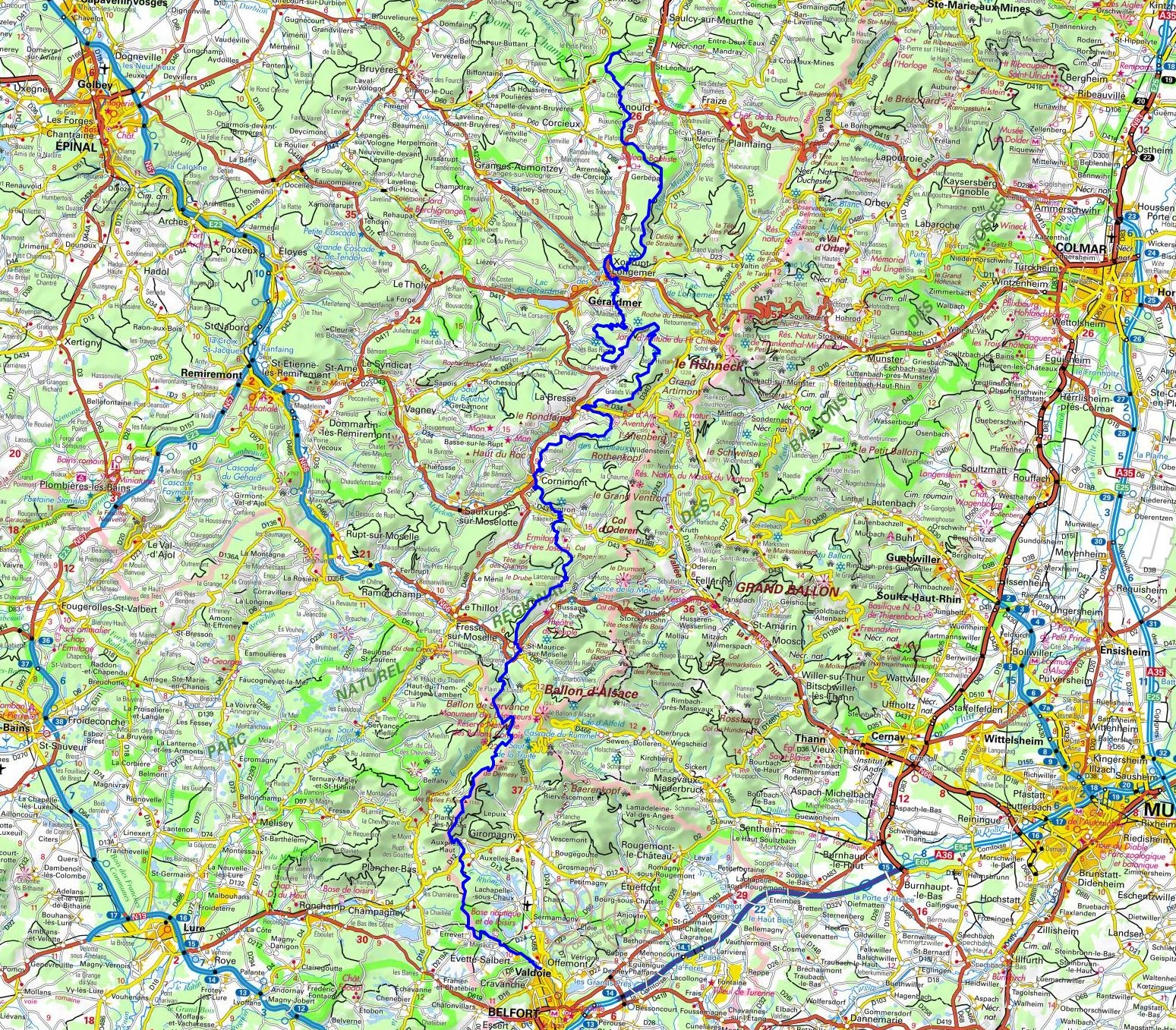 GR®533 From Pont de la Loge (Vosges) to Belfort (Territoire de Belfort) 1