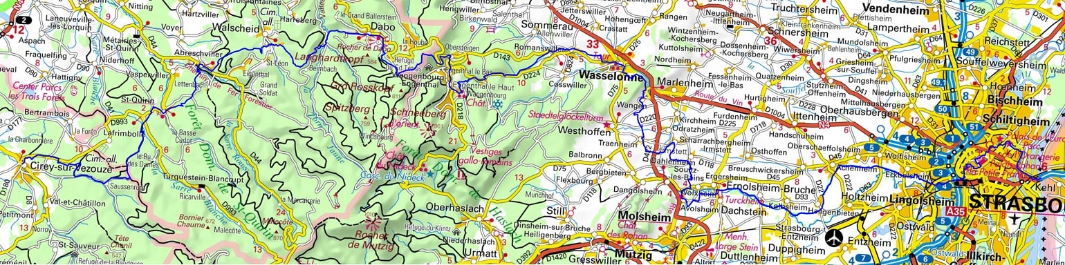 GR534 Hiking from Cirey-sur-Vezouze (Meurthe-et-Moselle) to Strasbourg (Bas-Rhin) 1