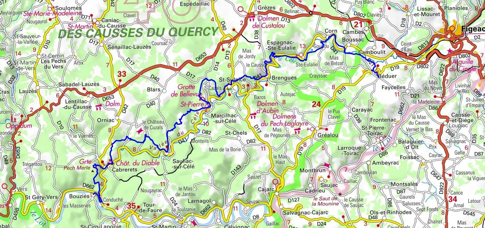 GR651 Hiking from Beduer to Bouzies (Lot) 1
