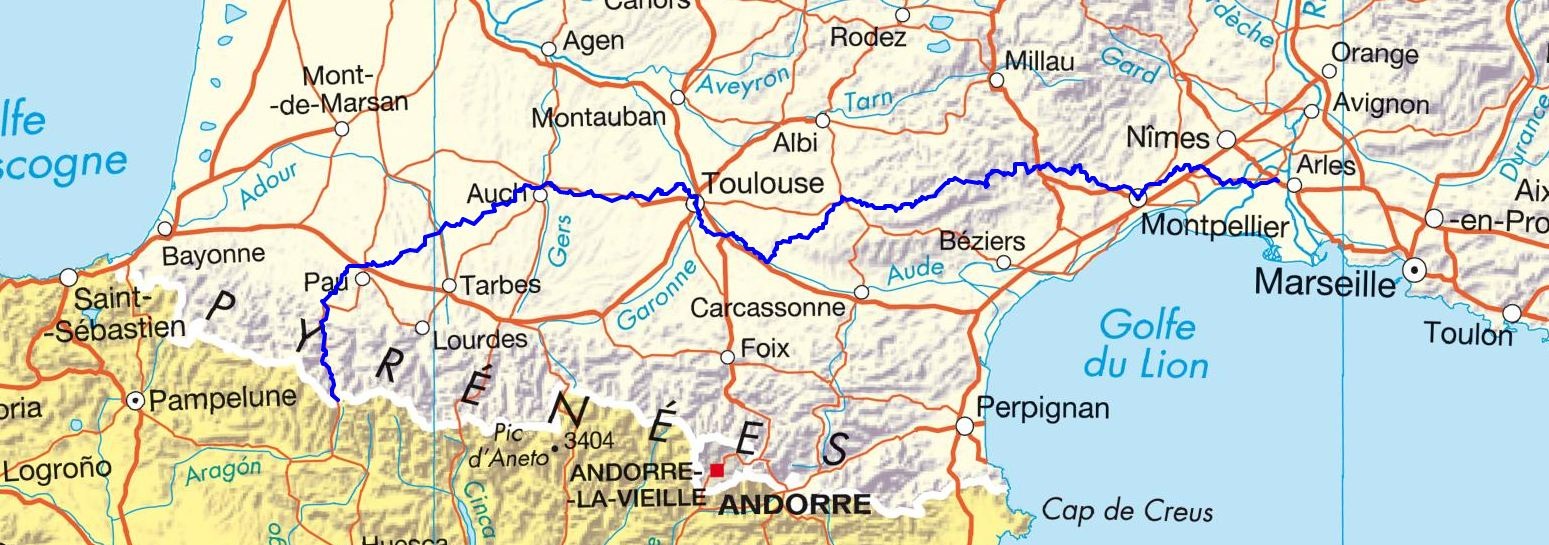 GR653 Via Tolosana - Way of Arles 1