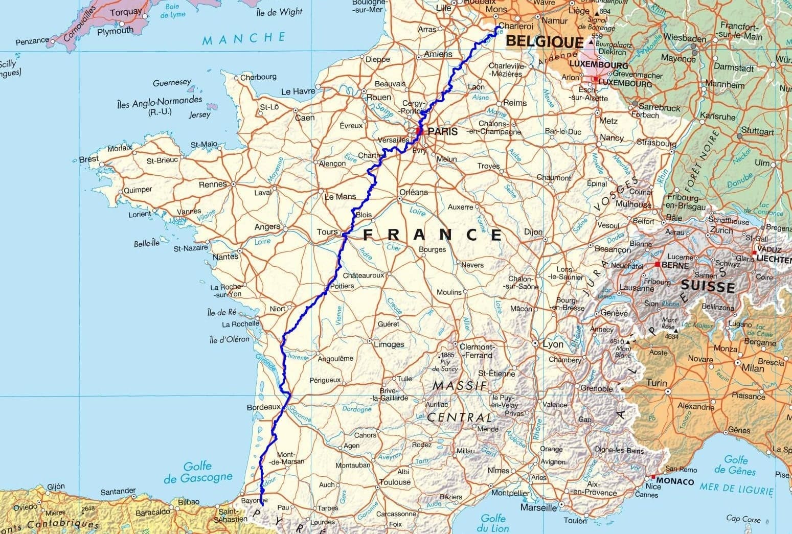 GR655 Via Turonensis Way of Santiago de Compostela 1