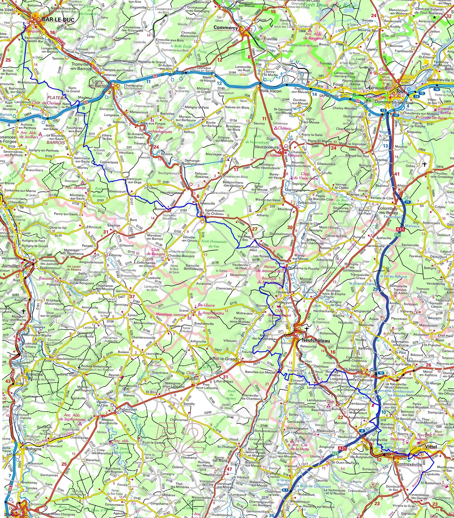 GR714 Randonnée à travers la Meuse et les Vosges 1