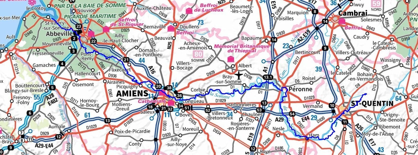 GR®800 Hiking from Fonsomme (Aisne) to St-Valery-sur-Somme (Somme) 1