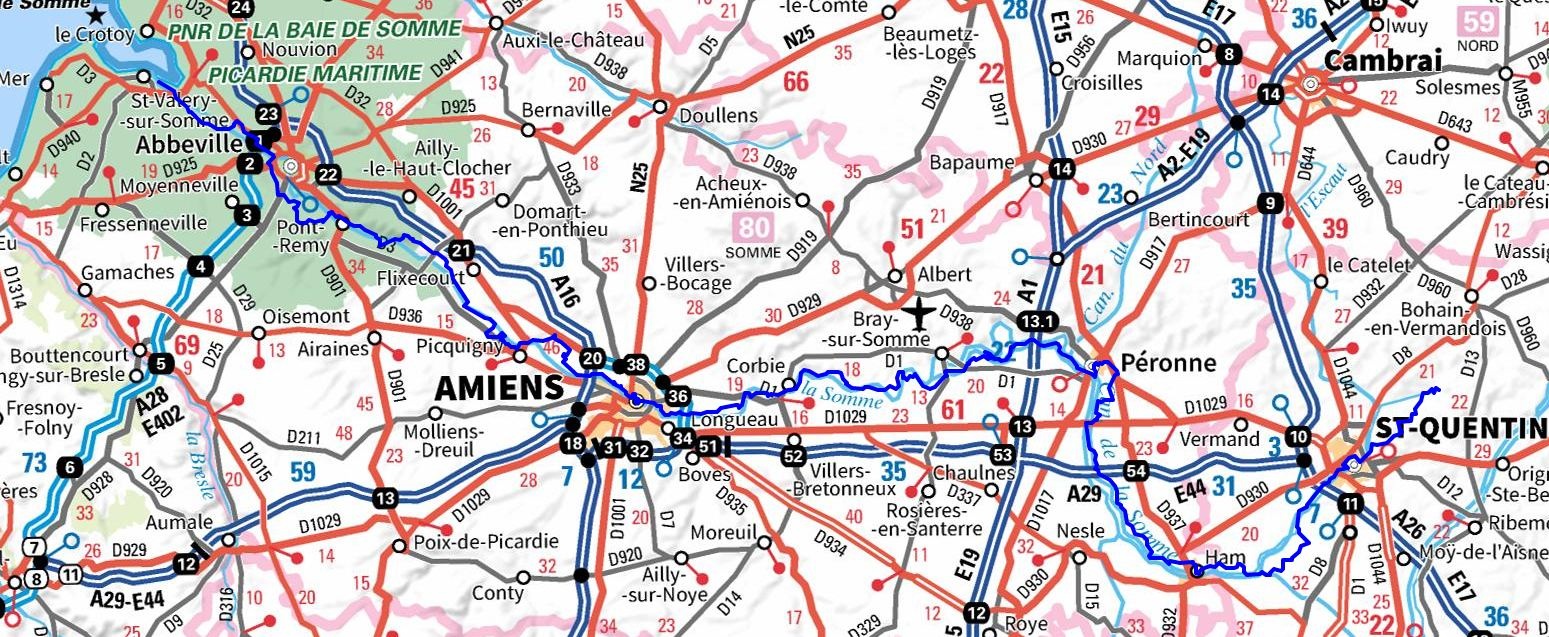 GR®800 Hiking from Fonsomme (Aisne) to St-Valery-sur-Somme (Somme) 1
