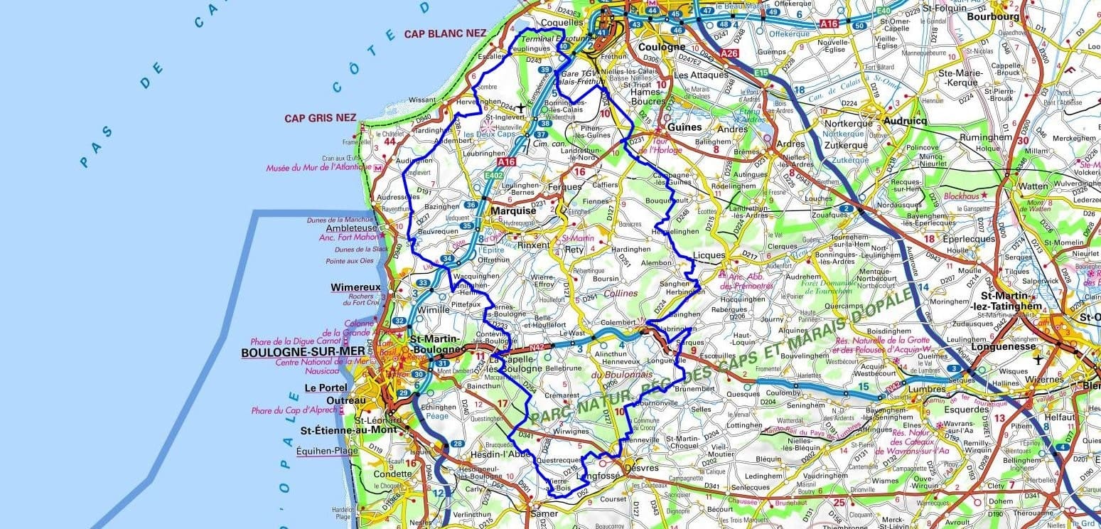 Randonnée autour du Boulonnais (Pas-de-Calais) 1