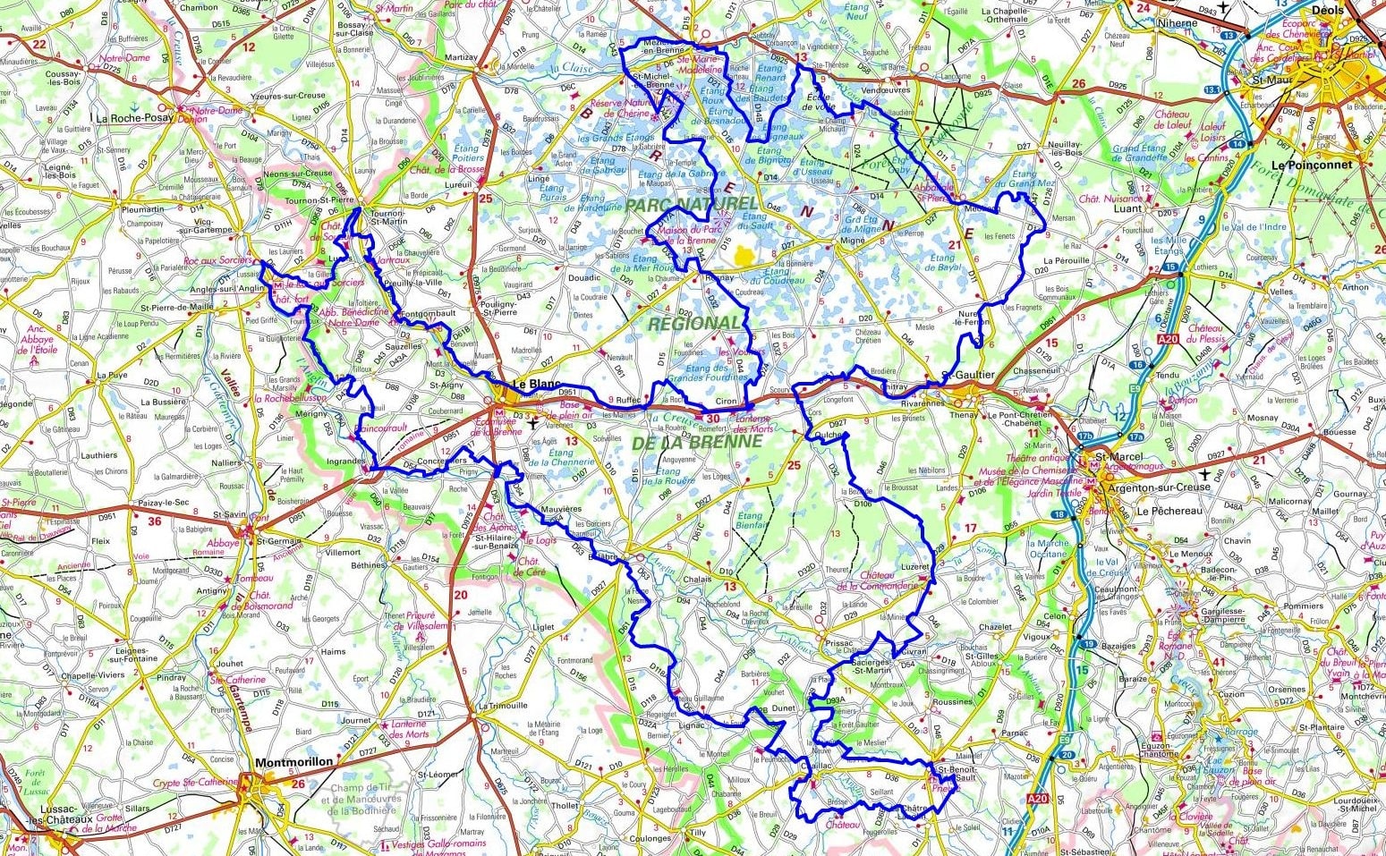 Randonnée autour de la Brenne (Vienne, Indre, Indre-et-Loire) 1