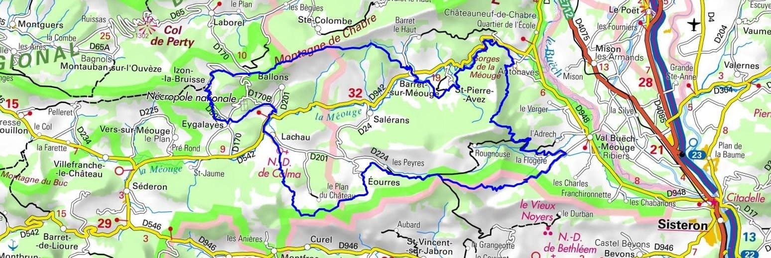 Hiking around Buech and Meouge Valley (Drome, Hautes-Alpes) 1