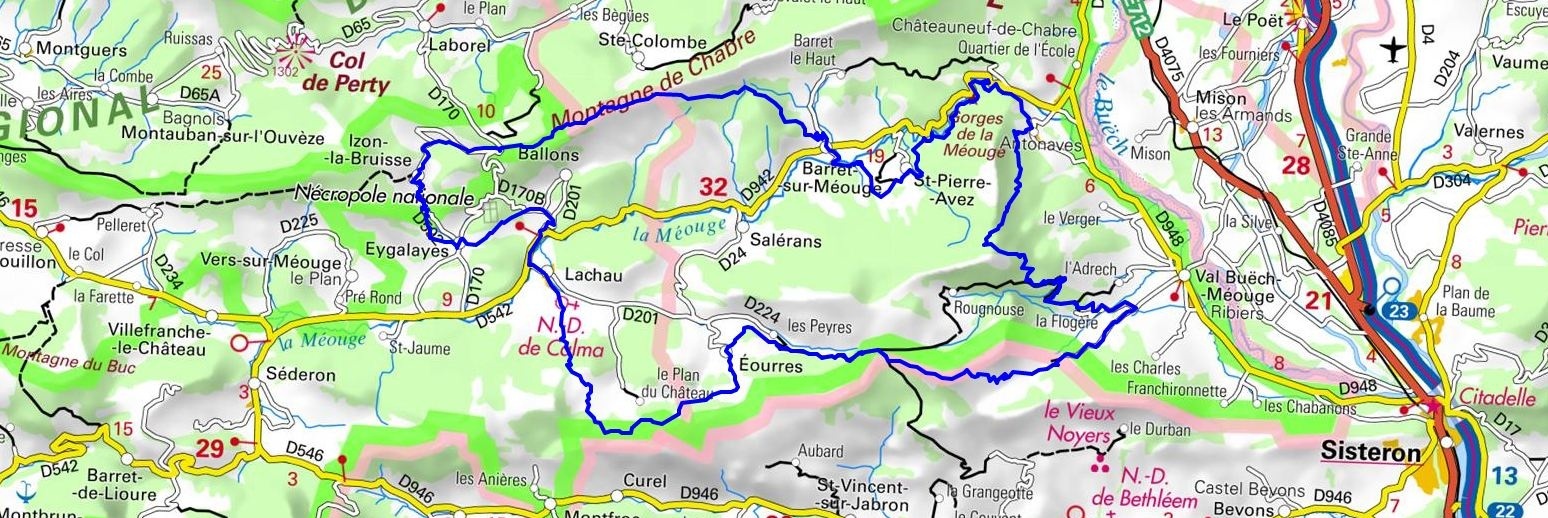 Randonnée autour des vallées de Buëch et Méouge (Drôme, Hautes-Alpes) 1