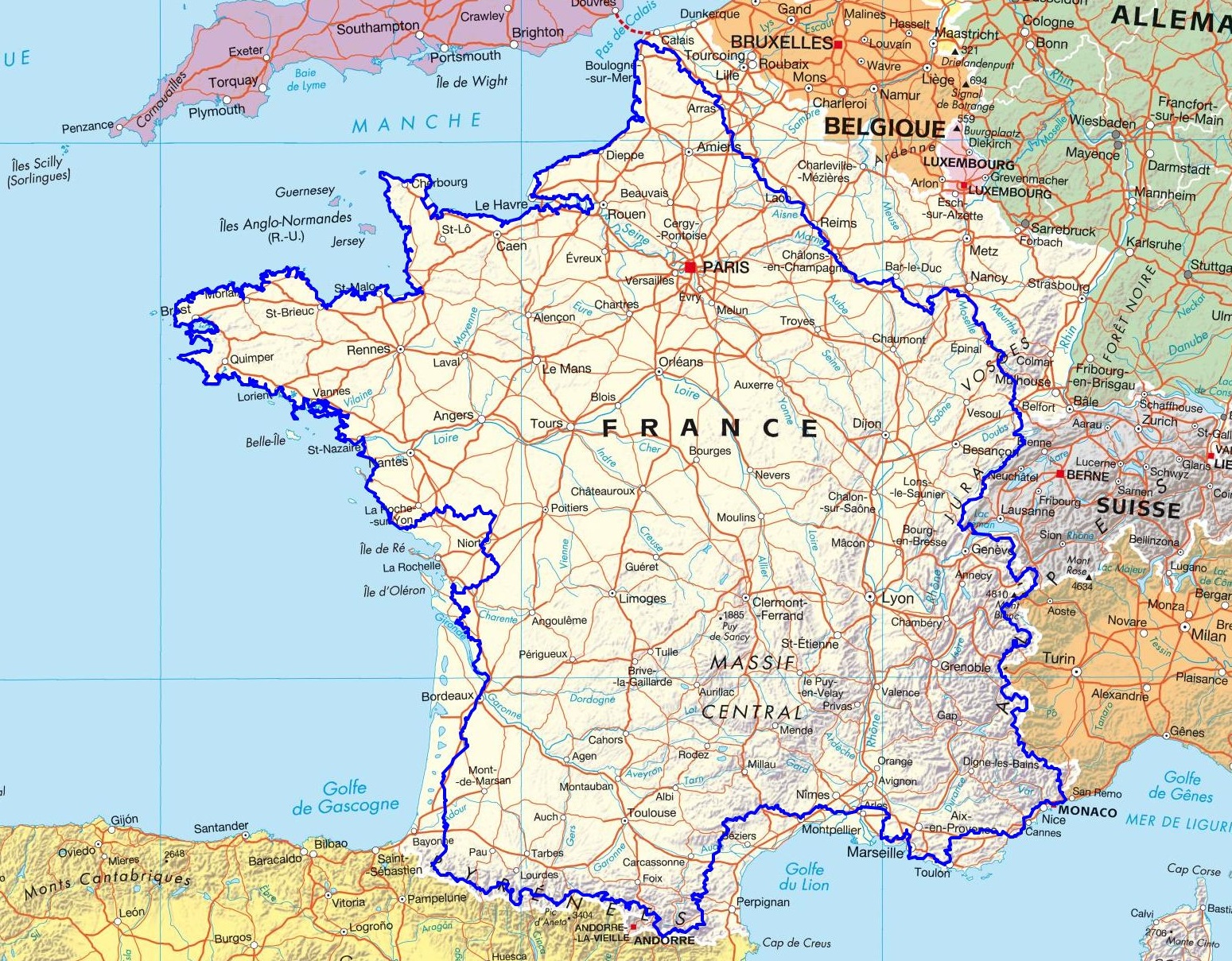 Randonnée autour de la France par les GR® 1