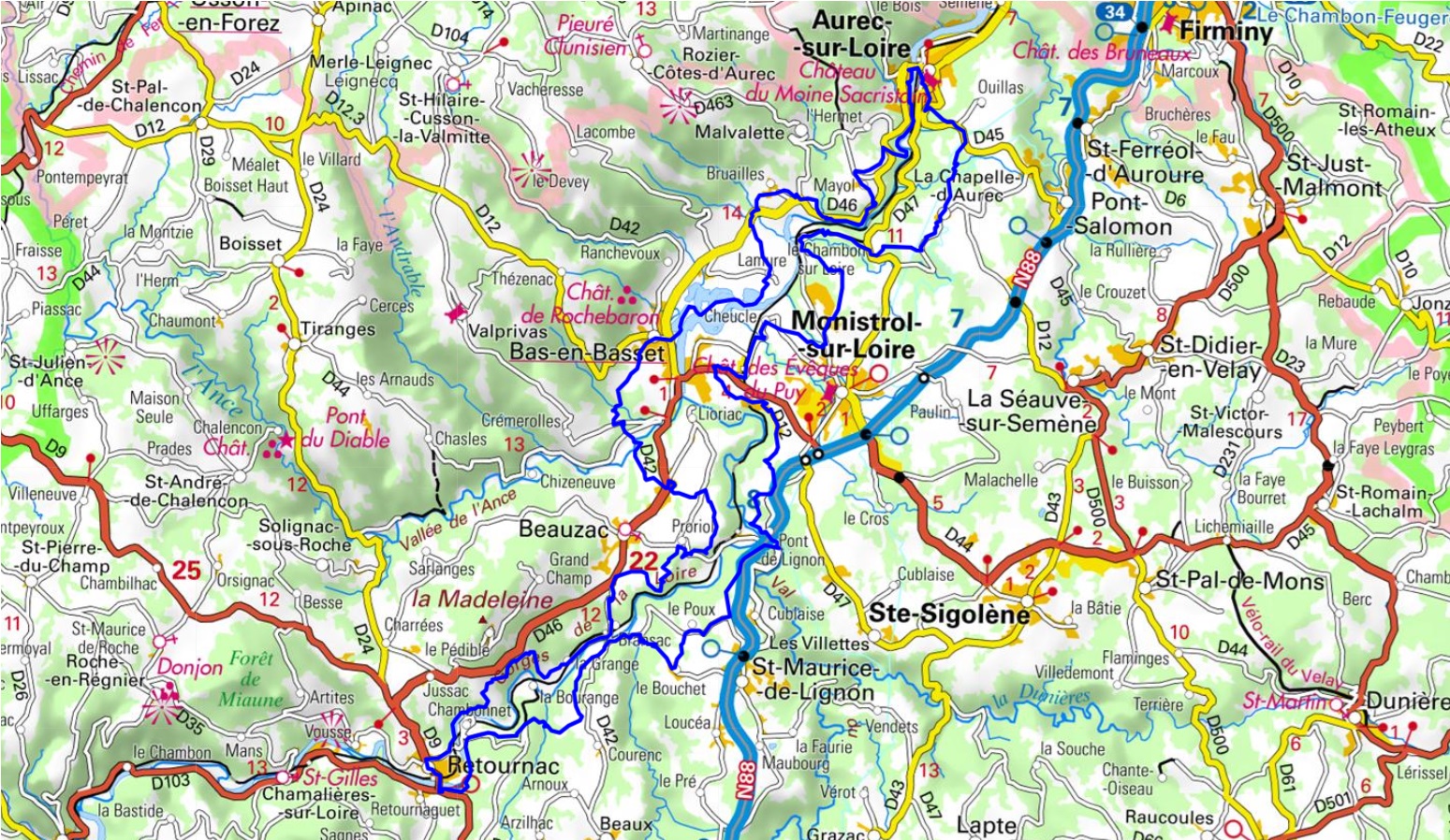 Hiking around Loire Gorges (Haute-Loire) 1