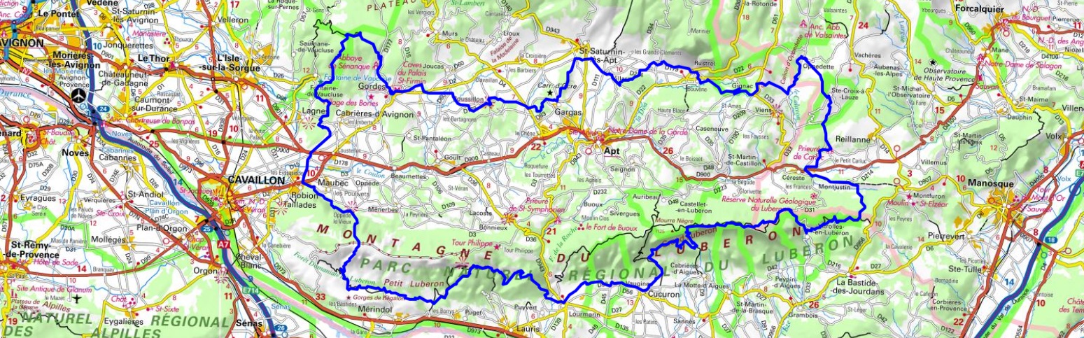Tour du Luberon (Vaucluse, Alpes-de-Haute-Provence) 1