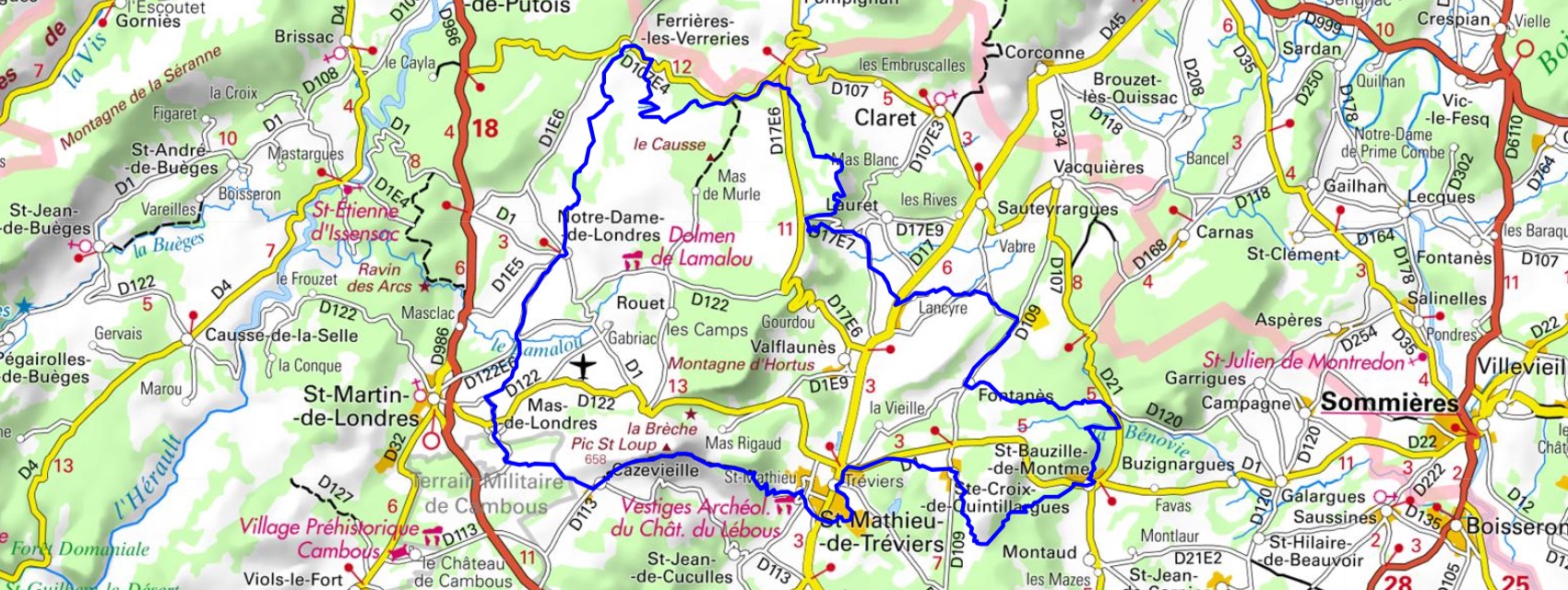 Hiking around Grand Pic Saint-Loup Vinyards to Causses (Herault) 1