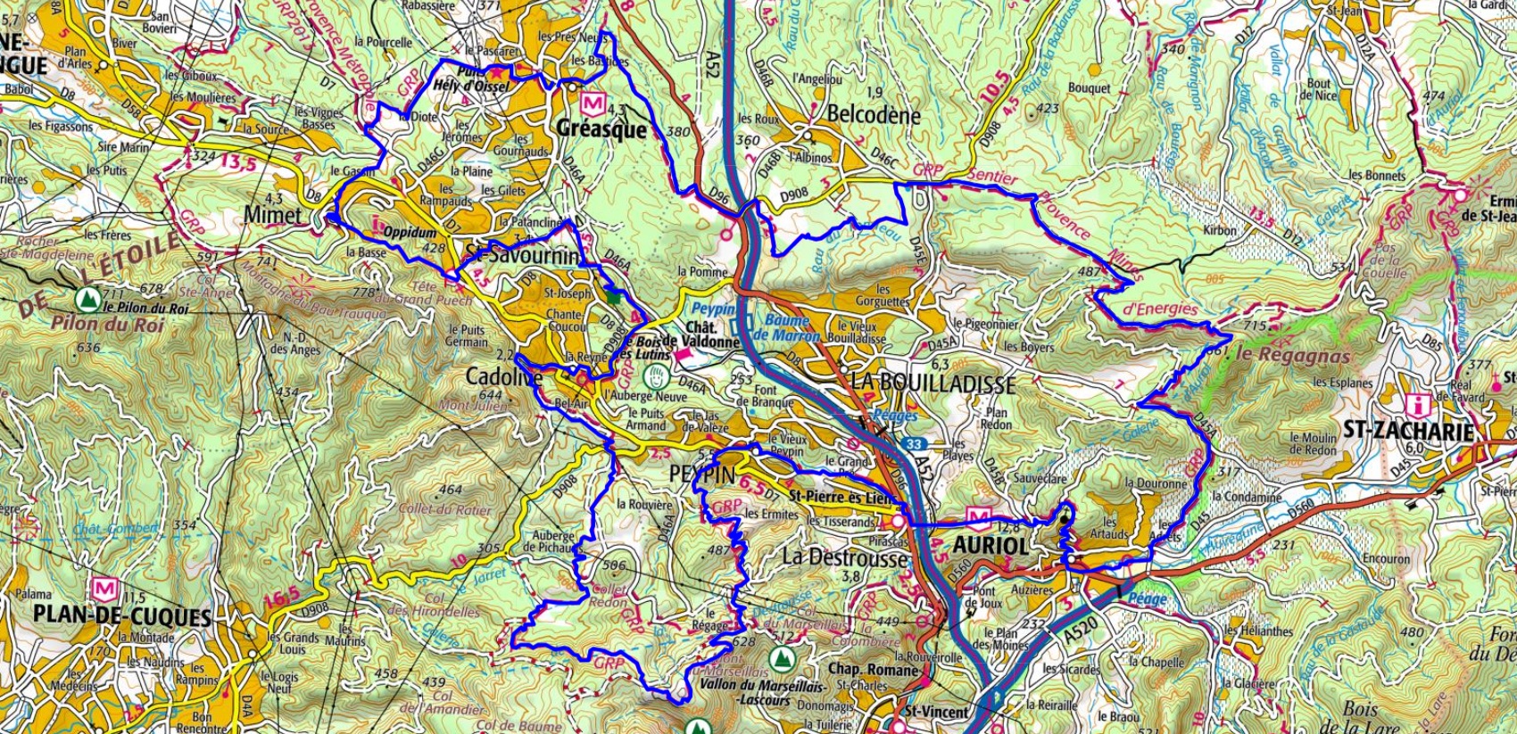 Randonnée sur le sentier de Provence Mines d'énergies Sud (Bouches-du-Rhône) 1