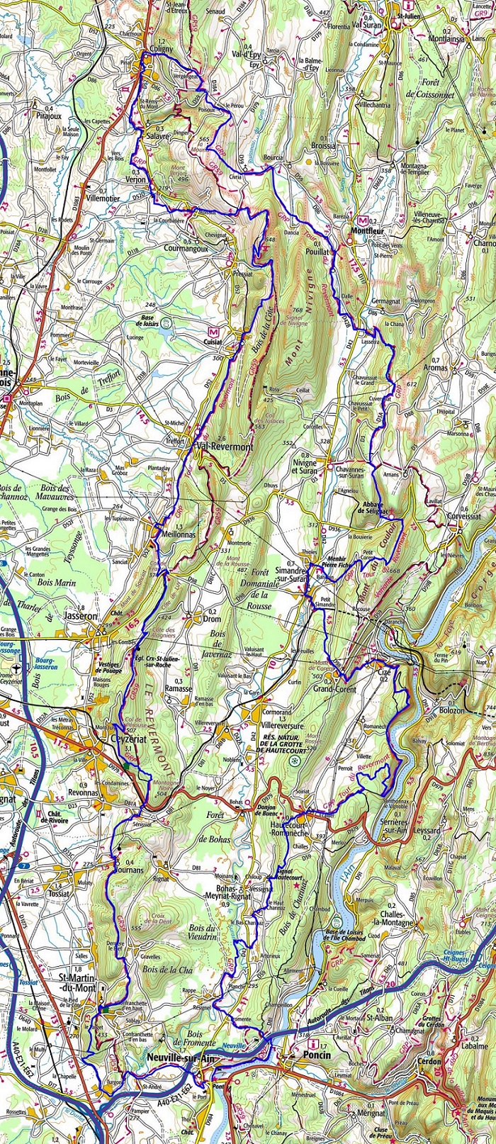 Randonnée sur le GRP Tour du Revermont (Ain, Jura) 1