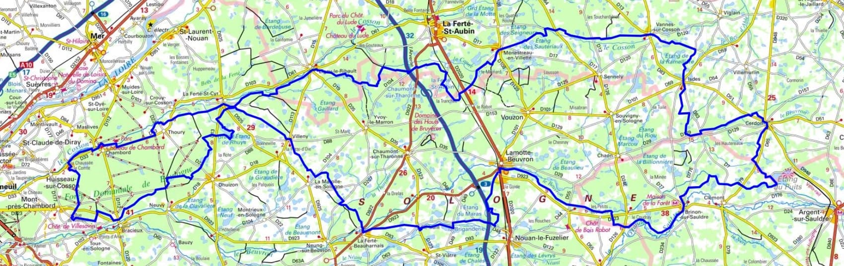 Hiking around Sologne (Loiret, Cher, Loir-et-Cher) 1