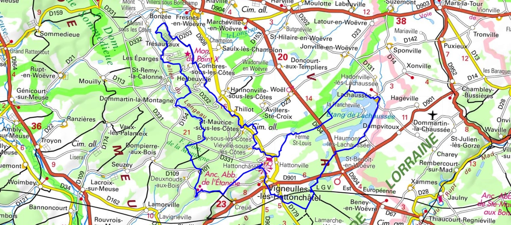 Hiking around Woevre plain (Meuse) 1