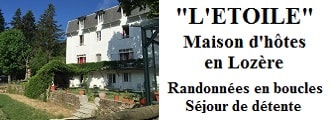 L'Etoile Maison d'hôtes à La Bastide Puylaurent entre Lozère, Ardèche et Cévennes