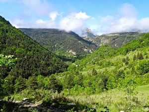 Randonnée de Entrevaux à Thoard (Alpes-de-Haute-Provence). Grande Traversée des Préalpes.