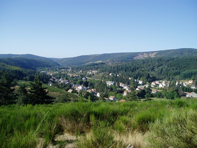 La Bastide-Puylaurent tussen Lozère en Ardèche