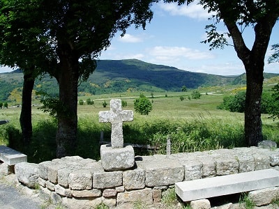 De Régordane Weg in La Garde-Guérin