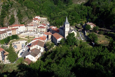  St Laurent les Bains in Ardèche